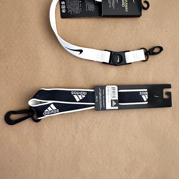 Adidas Blue and White Lanyard/ Nike White and Black Lanyard - Picture 1 of 5